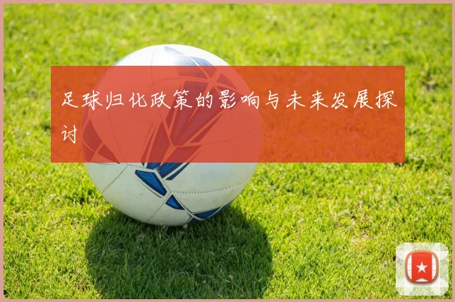 足球归化政策的影响与未来发展探讨